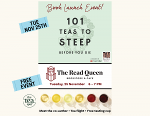 Book Launch titled 101 Teas to Steep Before You Die