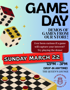 chess board, dice on a blue background